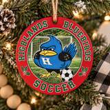 Personalized Highlands Soccer Ornament