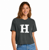 Highlands H Distressed Graphic T-Shirt | Pepper