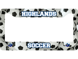 Fall Sports License Plate Surround