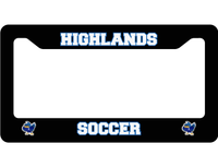 Fall Sports License Plate Surround