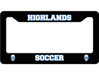 Fall Sports License Plate Surround