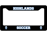 Fall Sports License Plate Surround