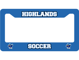 Fall Sports License Plate Surround