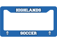 Fall Sports License Plate Surround