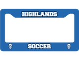 Fall Sports License Plate Surround