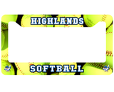 Spring Sports License Plate Surround