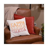 Sorority Colorful Throw Pillow