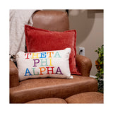 Sorority Colorful Throw Pillow