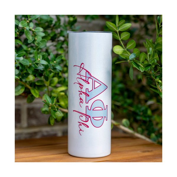 Sorority Sparkle Stainless Steel Tumblers