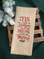 Holiday Wine Bags