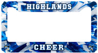 Cheer License Plate Surrounds