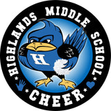 Cheer Stickers - High School, Middle School