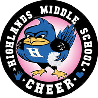 Cheer Window Clings - High School, Middle School