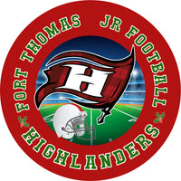 FTJFL Highlanders Ornament Front