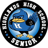 Highlands Window Clings - HHS, HMS, Senior