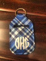 Monogrammed Hand Sanitizer Holder with Bottle