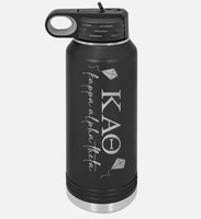 Sorority Stainless Steel Etched Tumbler/Water Bottles