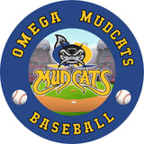 Omega Mudcats Baseball Ornament