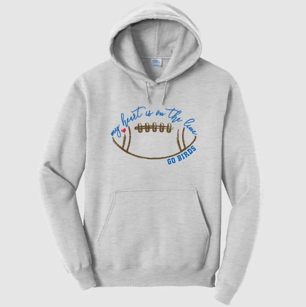 My Heart is on the Line Hoodie