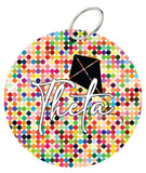 Sorority Fiberboard Keyring