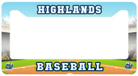 Spring Sports License Plate Surround