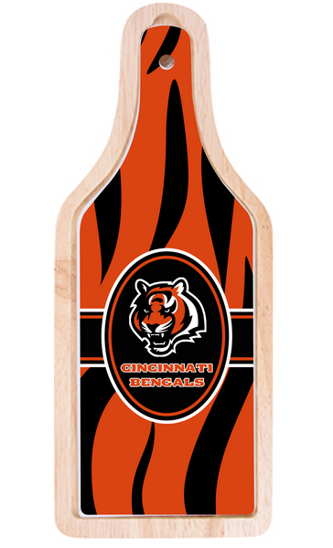 Bengals Wine & Cheese Cutting Board Set