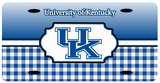 University of Kentucky License Plate