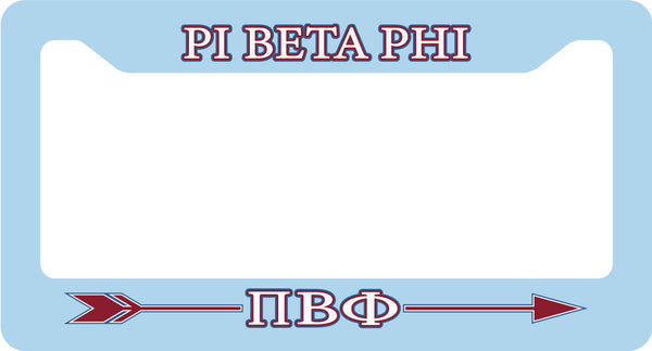 Sorority License Plate Surround