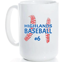 Highlands Baseball Mug