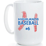 Highlands Baseball Mug